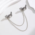 Silver Tone Dragon Crystal Metal Brooch Pin for Jackets and Lapels view 5