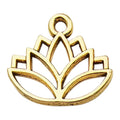 Matte Gold-Tone Sun and Sunflower Metal Charms with 25 Listed Options view 7