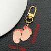 Pink Footprints Clasp
