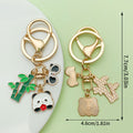 Panda Charm Keychains Featuring White Flower Across 45 Pictured Variations view 8