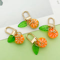 Citrus Fruit Charm Keychains Featuring Fruit Across 8 Pictured Variations view 2