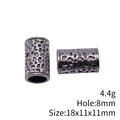 Textured Irregular Tube Beads in Two Finishes for Jewelry Making view 5