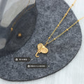 Elephant Head Pendant Satellite Bead Chain Necklace view 2