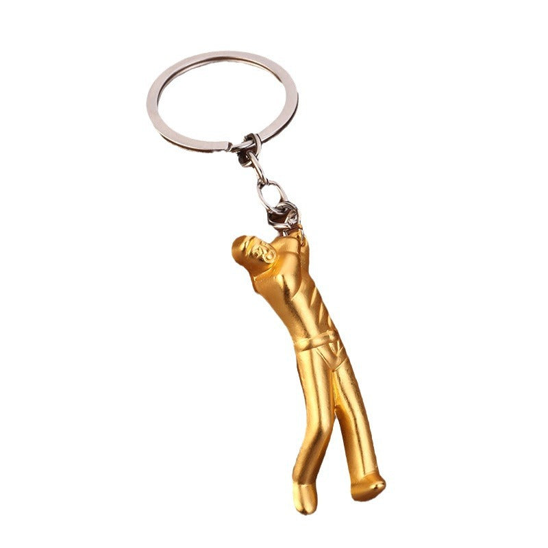 Soccer Basketball Zinc Alloy Metal Keychain Gift Accessory