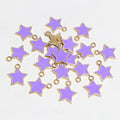 Small Enamel Star Charms in Nine Color Styles for Jewelry view 9