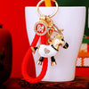 White Heart-Horse Red-Strap