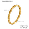 Gold Oval Band