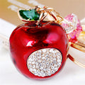 Apple and Auspicious Charm Keychains With Braided Wrist Straps view 4