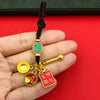 Black Woven Cord Charm
