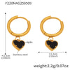 Gold Black Heart