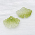 Ginkgo Leaf Glass Charms in Eight Individual Color Finishes view 11