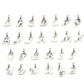 Metallic Alphabet Letter Metal Charms with 27 Listed Options view 5