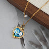 Blue Heart Flower