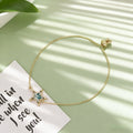 Gold Geometric Dried Flower Adjustable Bracelets 9 Styles view 12