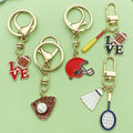 Hockey Charm Keychains in 29 Pictured Variations for Bags and Keys view 1