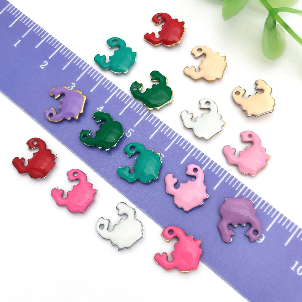 Gold Plated Stainless Steel Crab Charm Pendants for Bracelet Necklace Jewelry Making
