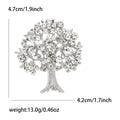 Colorful Crystal Tree of Life Brooch in Nine Colors view 10