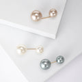 Three Pair Faux Pearl Cardigan Pin Set In Neutral Colors view 4