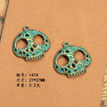 Vintage Alloy Charm Pendant for DIY Sweater Chain or Clothing Accessory