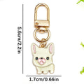 Eight Schnauzer and Dog Breed Metal Clasp Keychain Designs view 10