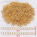 Five Centimeter Metal Extension Chains in Three Finishes view 7