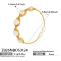 Freshwater Pearl Open Cuff Bangle Multi Style Finishes view 8