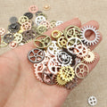 Mixed Steampunk Metal Gear Charms in Nine Finish Options view 2