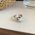 Silver Coastal Shell Starfish Open Rings Seven Beach Styles view 9