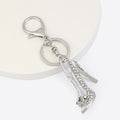 Rhinestone High Heel Shoe Metal Keychain Clasp 6 Colors view 8