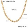 Round Bezel Zircon Tennis Necklace and Bracelet Set view 7