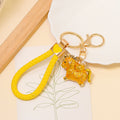 Chinese Style Enamel Lucky Horse Keychain Cord Options view 9