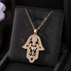 Gold Open Hamsa