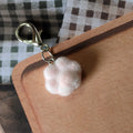 Flocked Cat Paw Lobster-Clasp Charms in Five Soft Colors view 10