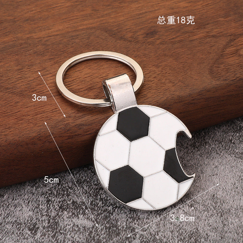 Creative Soccer Sneaker Metal Keychain Gift for Car Keys