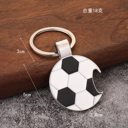 Creative Soccer Sneaker Metal Keychain Gift for Car Keys