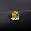 Small and Large Gem Multicolor Necklace Earring Sets view 4