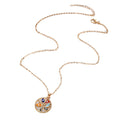 Gold and Silver Tone Tree of Life Evil Eye Pendant Necklaces view 5