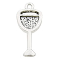 Metallic Wine Glass Metal Charms with 26 Listed Options view 8