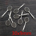 Assorted Sports Charms with Rackets Balls and Shuttlecocks view 4
