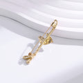 Gold Tone Horse Two Designs Metal Brooch Pin for Jackets and Lapels view 4