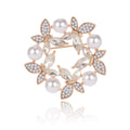 Butterfly Tassel Pearl Look Metal Brooch Pin for Jackets and Lapels view 1