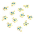 Enamel-Look Gold Star Alloy Charms in 3 Styles for Jewelry Crafts view 7