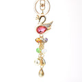 Pearl Drop Swan Keychain with Unlisted Swan Constructions in Main Images view 5