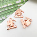 Alloy Gold-Tone Graduation Cap and Graduation Theme Metal Charms with 7 Listed Options view 12