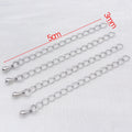 Eight Charm Metal Extension Chains in Three Finishes Jewelry Findings view 8