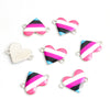 Pink Black Silver