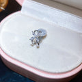 Crystal Flower and Pearl Ear Clips in Three Finishes view 8