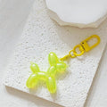 Iridescent Balloon Dog Keychains Macaron Colors Plus Set view 7