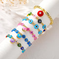 Assorted Bead Stretch Bracelets with Evil Eye Charms view 1