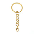 Split Key Rings With Lobster Clasps in Three Sizes and Finishes view 6